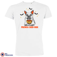 French Boo-Dog Halloween Men's Organic Cotton Tee