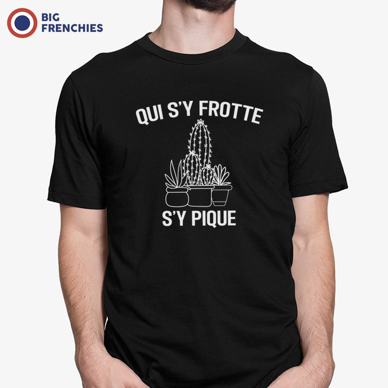 Qui S'y Frotte S'y Pique Men's Organic Cotton Tee