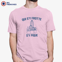 Qui S'y Frotte S'y Pique Men's Organic Cotton Tee