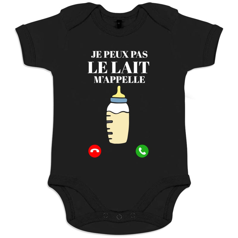 Je peux Pas La Bière Le Lait M'appelle Dad and Child Organic Cotton Matching Outfit