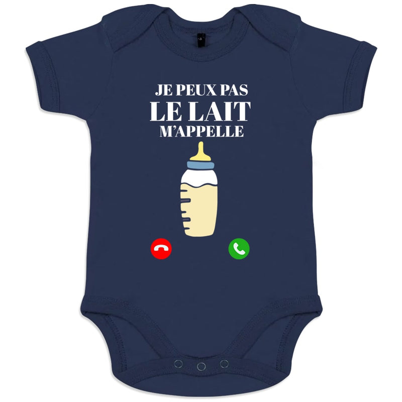 Je peux Pas La Bière Le Lait M'appelle Dad and Child Organic Cotton Matching Outfit