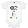 Je peux Pas La Bière Le Lait M'appelle Dad and Child Organic Cotton Matching Outfit