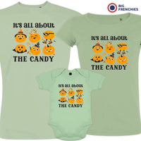 It's All About The Candy Halloween Matching Organic Cotton Family Set (Set of 3)