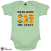 It's All About The Candy Halloween Organic Cotton Baby Onesie