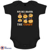 It's All About The Candy Halloween Organic Cotton Baby Onesie