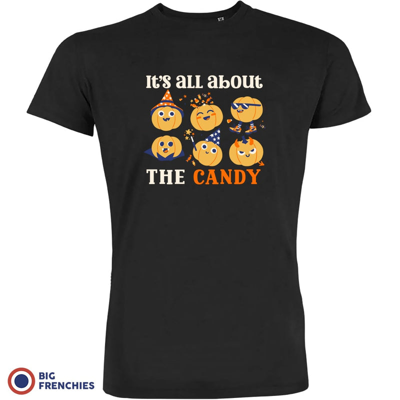 It's All About The Candy Halloween Men's Organic Cotton Tee