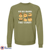 It's All About The Candy Halloween Unisex Organic Cotton Sweatshirt