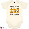 It's All About The Candy Halloween Organic Cotton Baby Onesie