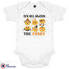 It's All About The Candy Halloween Organic Cotton Baby Onesie