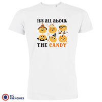 It's All About The Candy Halloween Men's Organic Cotton Tee