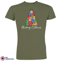 Merry Catmas Christmas Men's Organic Cotton Tee