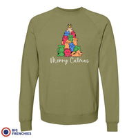 Merry Catmas Christmas Unisex Organic Cotton Sweatshirt