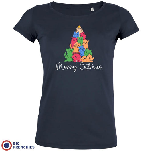 Merry Catmas Christmas Women's Organic Cotton Tee