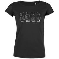 Un Deux Trois Cat Men's Organic Cotton Tee