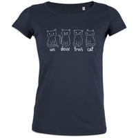 Un Deux Trois Cat Men's Organic Cotton Tee