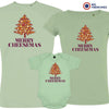 Merry Cheesemas Christmas Matching Family Organic Tees (Set of 3)