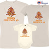 Merry Cheesemas Christmas Matching Family Organic Tees (Set of 3)