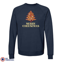 Merry Cheesemas Christmas Unisex Organic Cotton Sweatshirt