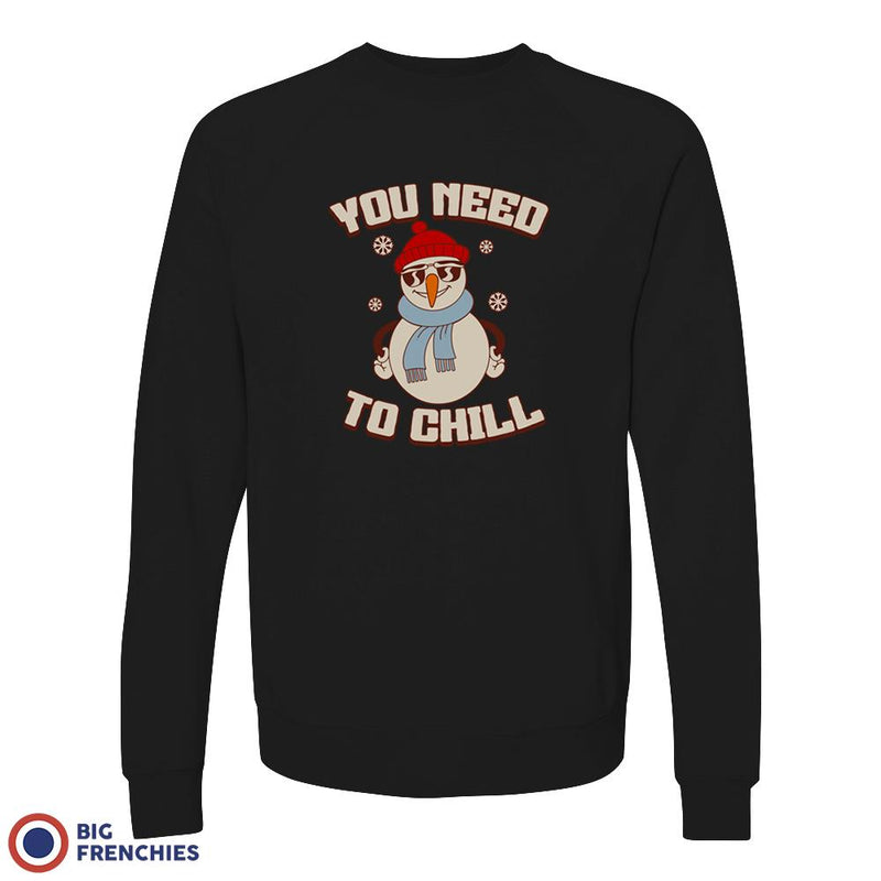 You Need To Chill Christmas Unisex Organic Cotton Sweatshirt