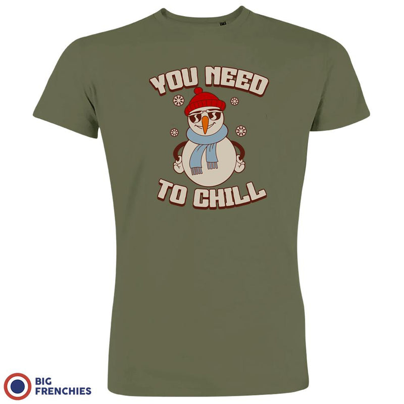 You Need To Chill Christmas Men's Organic Cotton Tee