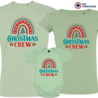 Christmas Crew Matching Family Organic Tees (Set of 3)