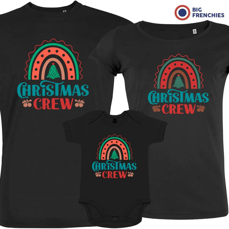 Christmas Crew Matching Family Organic Tees (Set of 3)