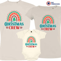 Christmas Crew Matching Family Organic Tees (Set of 3)