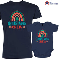 Christmas Crew Dad and Child Organic Cotton family Set (Set of 2)