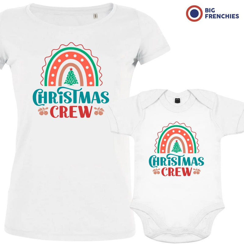 Christmas Crew Mom and Child Organic Cotton family Set (Set of 2)