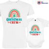 Christmas Crew Dad and Child Organic Cotton family Set (Set of 2)