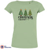 Christmas Crew with Trees Women's Organic Tee