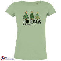 Christmas Crew with Trees Women's Organic Tee