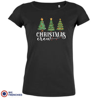 Christmas Crew with Trees Women's Organic Tee