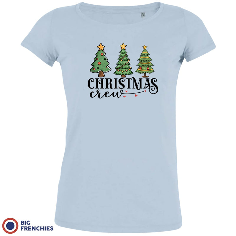 Christmas Crew with Trees Women's Organic Tee