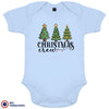 Christmas Crew with Trees Organic Cotton Baby Onesie