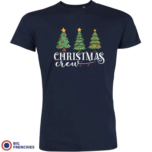 Christmas Crew with Trees Men's Organic Cotton Tee