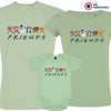 Friends Christmas Matching Family Organic Tees (Set of 3)