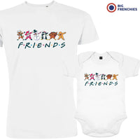 Friends Christmas Dad and Child Organic Cotton family Set (Set of 2)