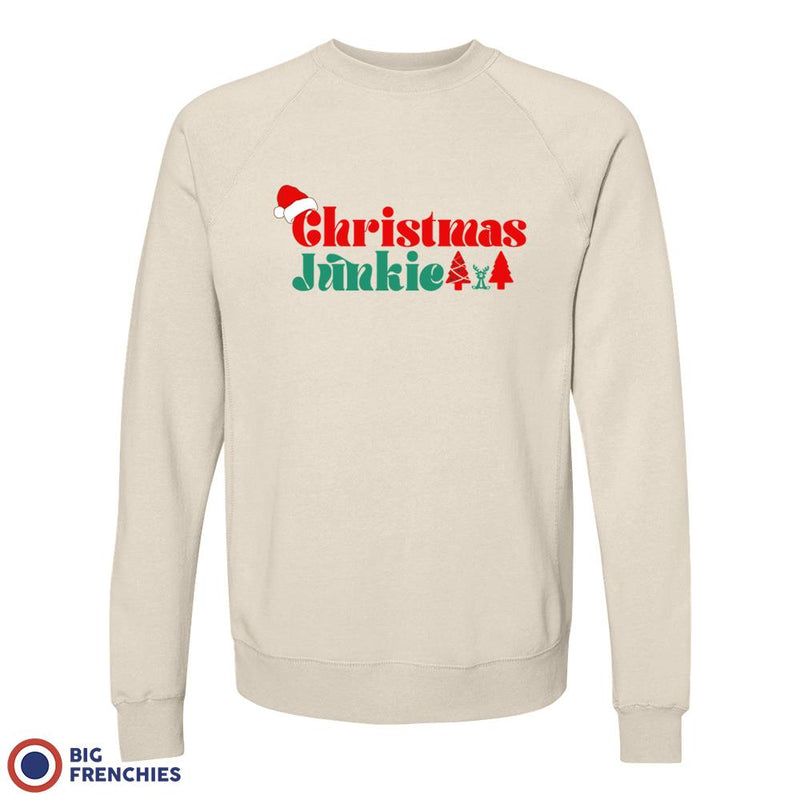 Christmas Junkie Unisex Organic Cotton Sweatshirt