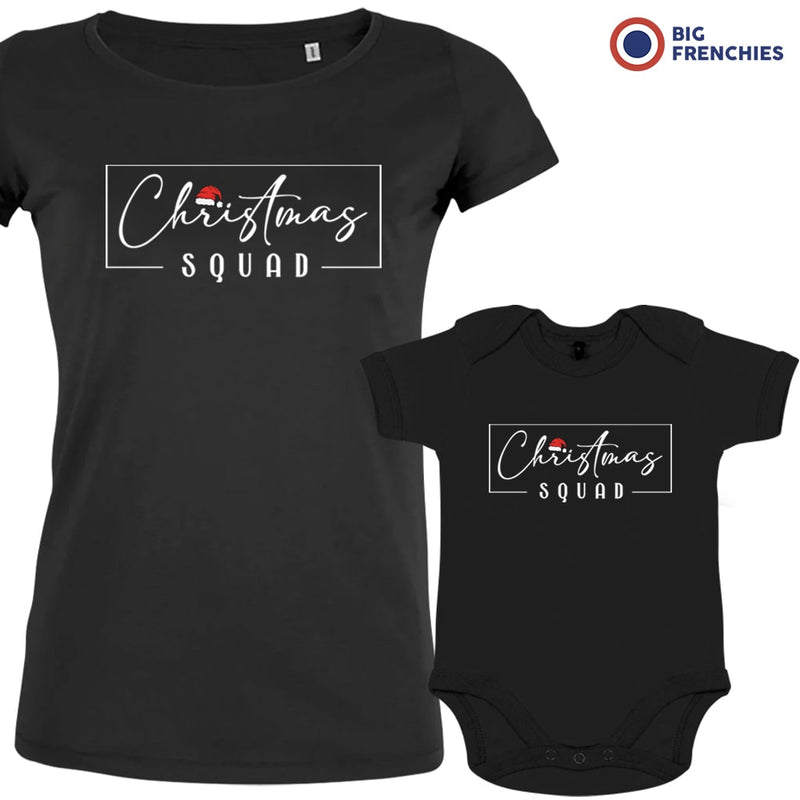 Christmas Squad Matching Family Organic Tees (Set of 3)