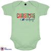 Christmas Vibes Organic Cotton Baby Onesie