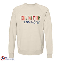 Christmas Vibes Unisex Organic Cotton Sweatshirt