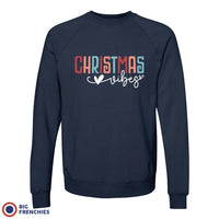 Christmas Vibes Unisex Organic Cotton Sweatshirt