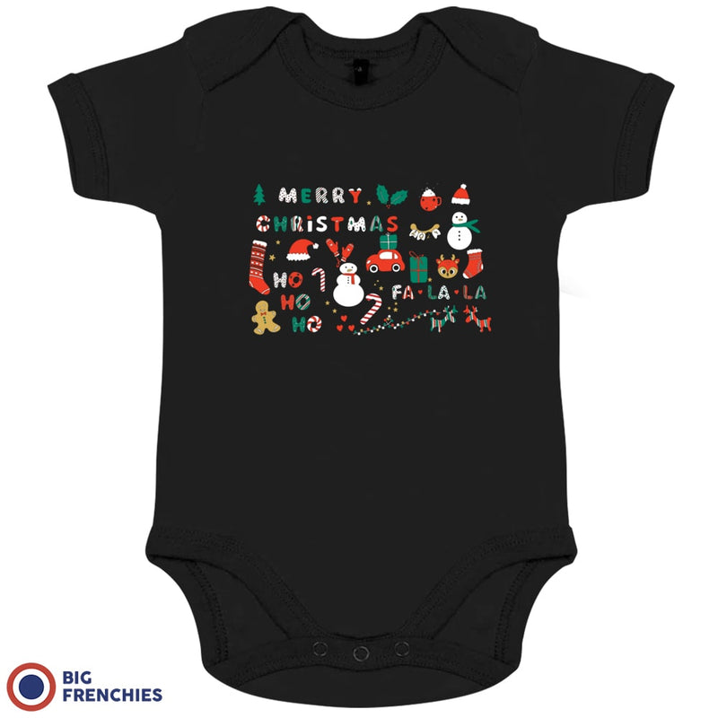 Christmas Ornaments Organic Cotton Baby Onesie