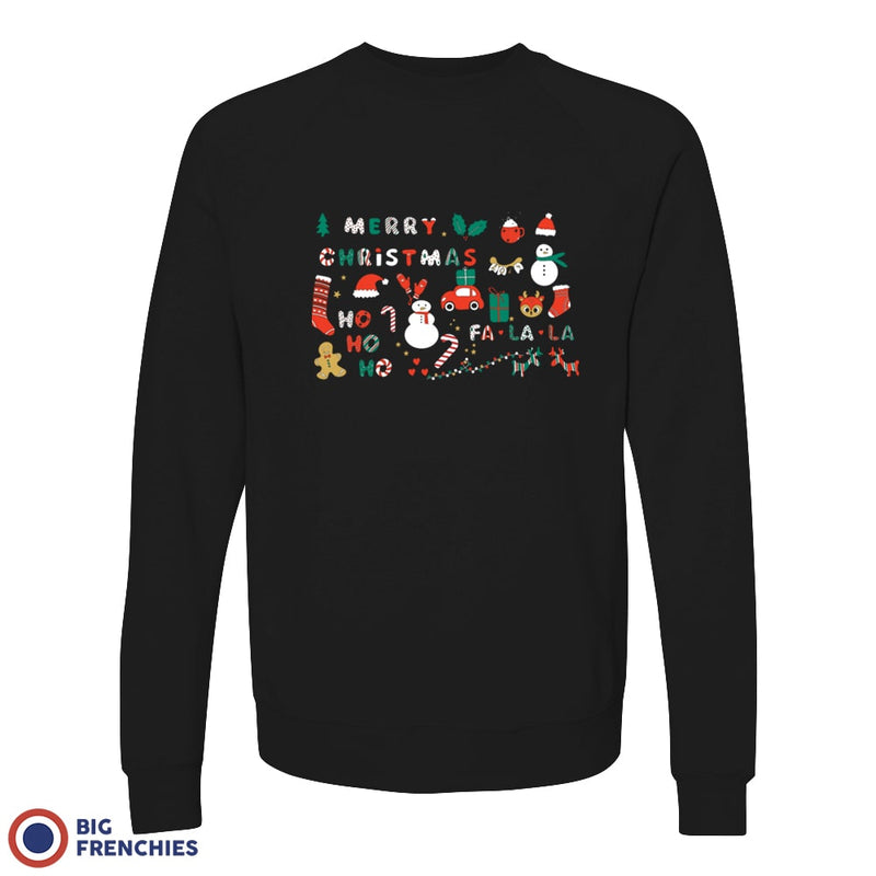 Christmas Ornaments Unisex Organic Cotton Sweatshirt