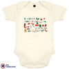 Christmas Ornaments Organic Cotton Baby Onesie