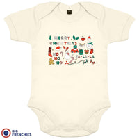 Christmas Ornaments Organic Cotton Baby Onesie