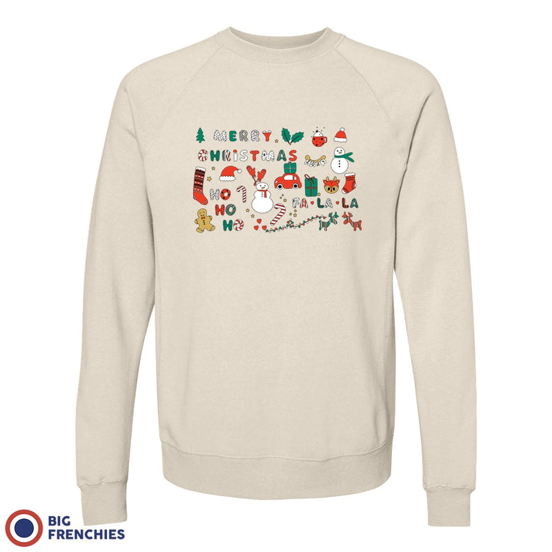 Christmas Ornaments Unisex Organic Cotton Sweatshirt