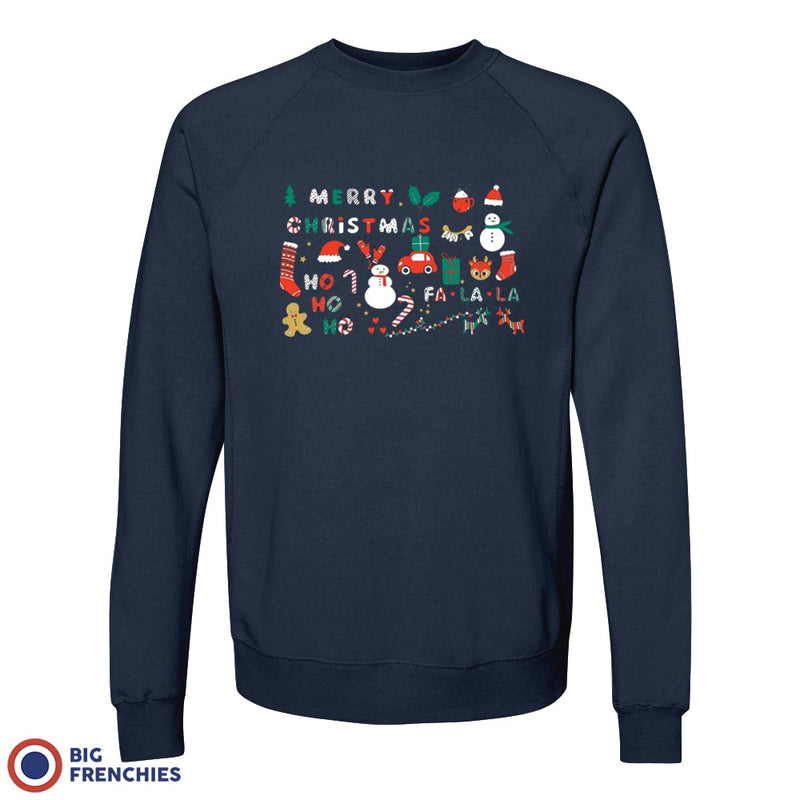 Christmas Ornaments Unisex Organic Cotton Sweatshirt