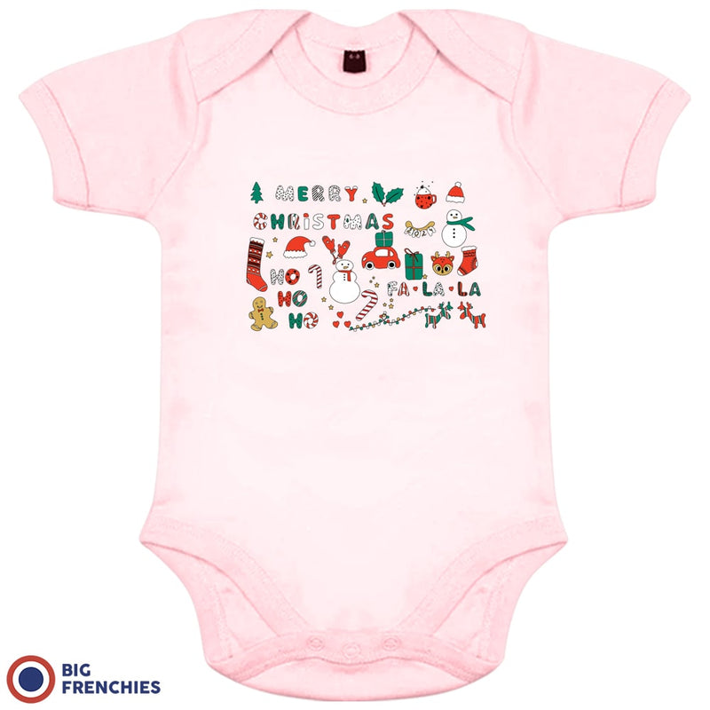 Christmas Ornaments Organic Cotton Baby Onesie